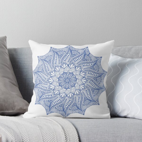 Item preview, Navy mandala designed and sold by Artzy-stickers.