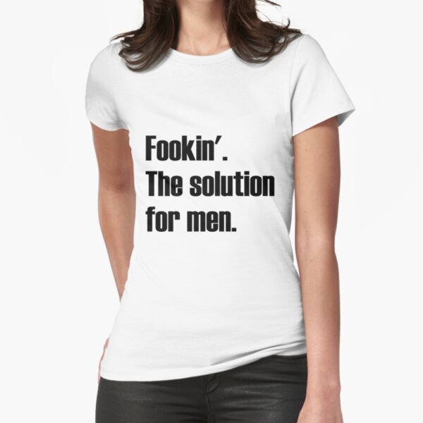 La solución para hombres - CAH ver. 2 Camiseta entallada