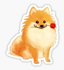 Charming Pomeranian Sticker