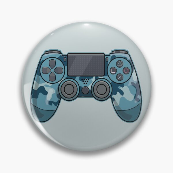 Item preview, Camouflage Blue Video Game Controller  designed and sold by Hixon House.