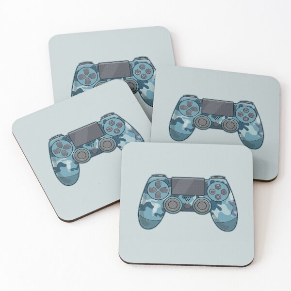 Item preview, Camouflage Blue Video Game Controller  designed and sold by Hixon House.