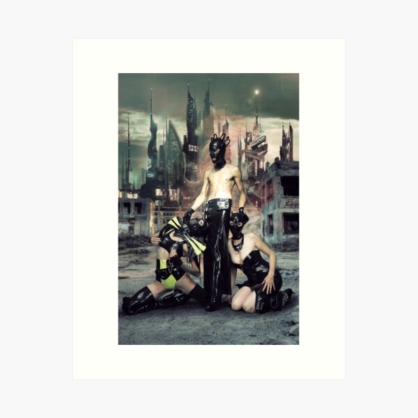 Trio Latex by Jeff Mougenot Impression artistique
