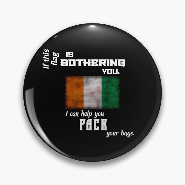 Item preview, Ivorian flag - pack your bags designed and sold by 2Girls1Shirt.