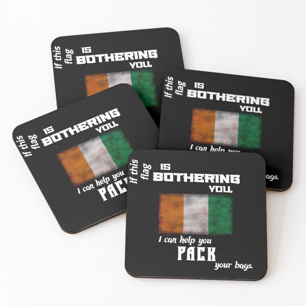 Item preview, Ivorian flag - pack your bags designed and sold by 2Girls1Shirt.