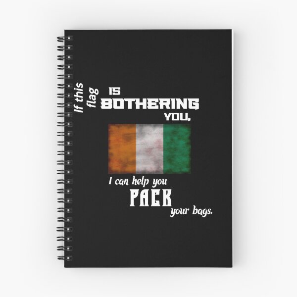 Item preview, Ivorian flag - pack your bags designed and sold by 2Girls1Shirt.