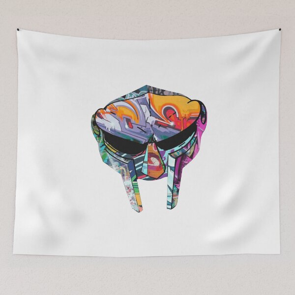 Item preview, masked man called doom designed and sold by mariobrosshijab.