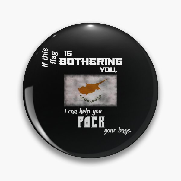 Item preview, Cypriot flag - pack your bags designed and sold by 2Girls1Shirt.