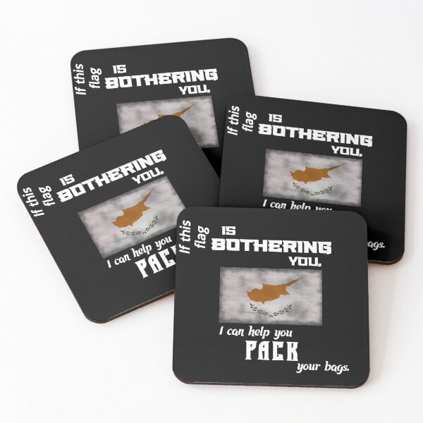 Item preview, Cypriot flag - pack your bags designed and sold by 2Girls1Shirt.