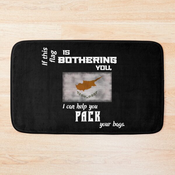 Item preview, Cypriot flag - pack your bags designed and sold by 2Girls1Shirt.