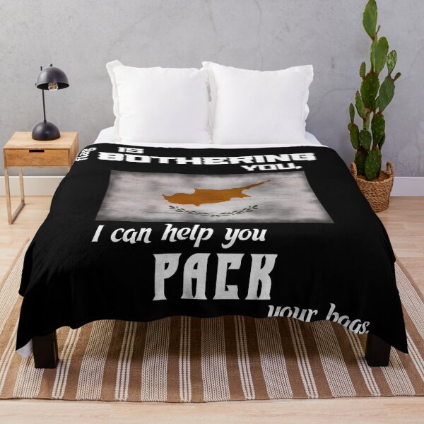 Item preview, Cypriot flag - pack your bags designed and sold by 2Girls1Shirt.
