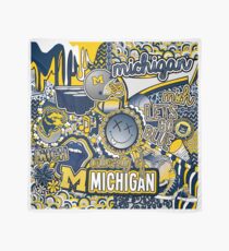 Michigan Collage Scarf