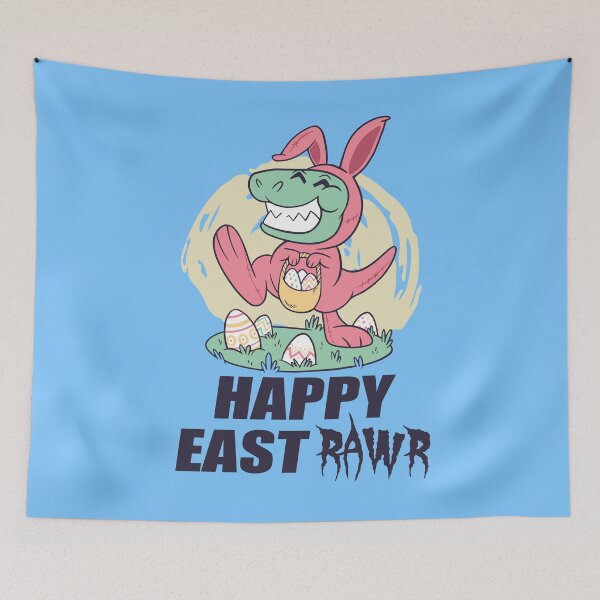 Item preview, Happy EastRAWR T-rex designed and sold by Frosty1489.