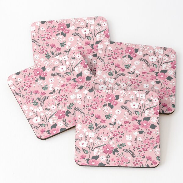 Item preview, Pink and white flower pattern designed and sold by markstones.
