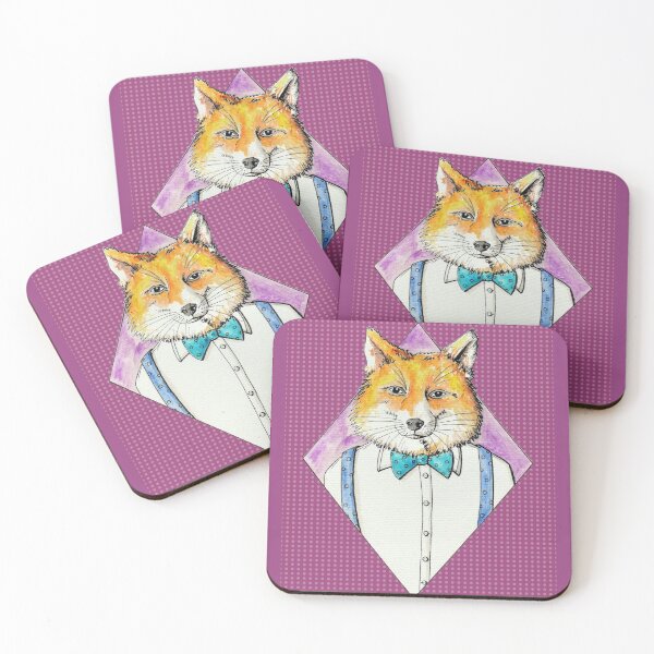 Item preview, Animals in Suits Fox in a Bow Tie  designed and sold by TartanSparrow.