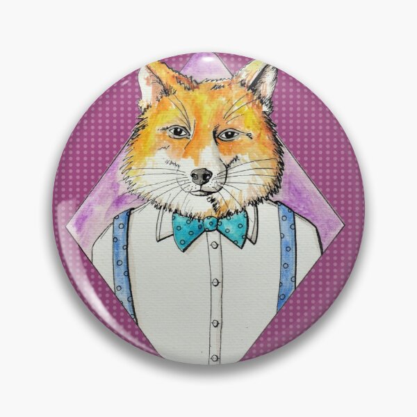 Item preview, Animals in Suits Fox in a Bow Tie designed and sold by TartanSparrow.