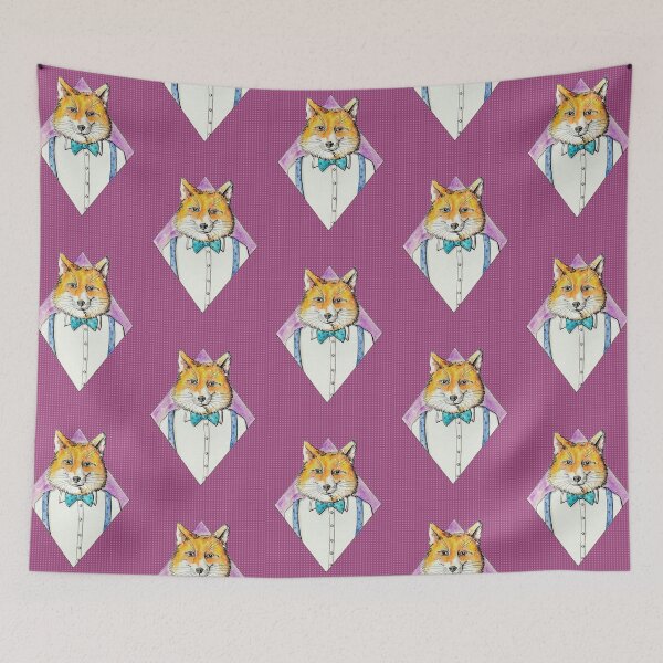 Item preview, Animals in Suits Fox in a Bow Tie  designed and sold by TartanSparrow.