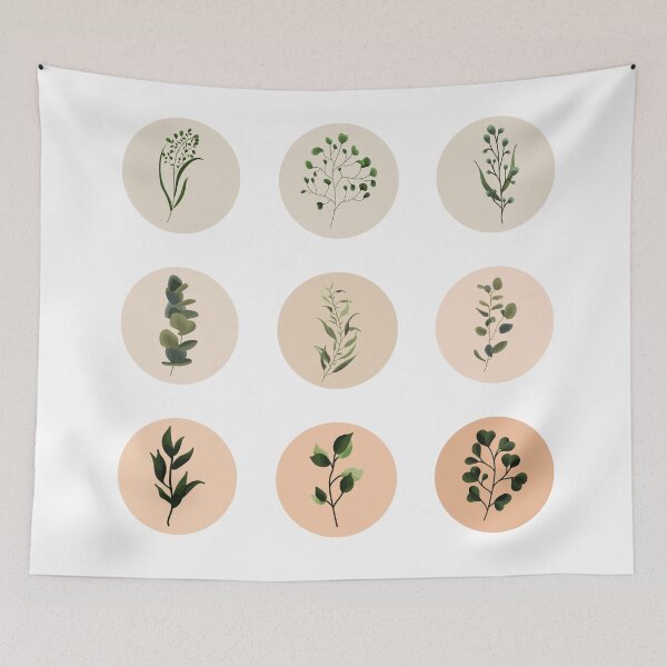Aperçu de l'œuvre Motif de feuille de Boho créée et vendue par Doucheka.
