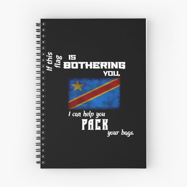 Item preview, Congolese flag - pack your bags (Democratic Republic of Congo) designed and sold by 2Girls1Shirt.