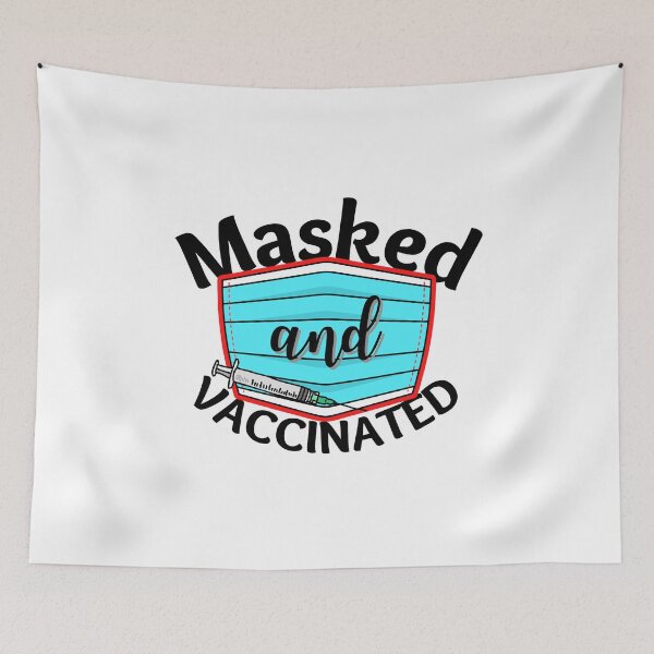 Item preview, Masked and Vaccinated designed and sold by DocTeen.