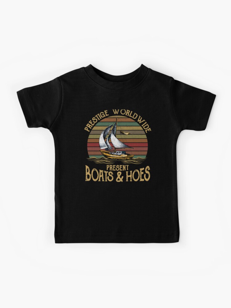 Boats & Hoes 24 Vintage Retro Meme Step Brother' Men's T-Shirt