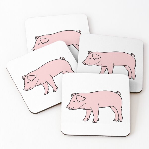 Item preview, Pink pig Oink Piglet Farm animal designed and sold by Tanja Dianova.