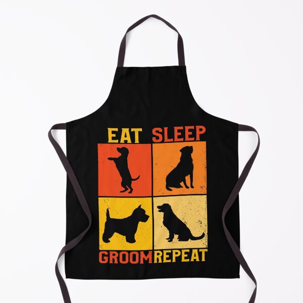 Item preview, Dog Grooming Eat Sleep Groom Repeat designed and sold by Moonfrogfashion.