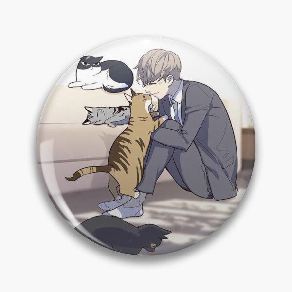 Item preview, Jiwo Seo With Cats designed and sold by Jacquelinelundy.