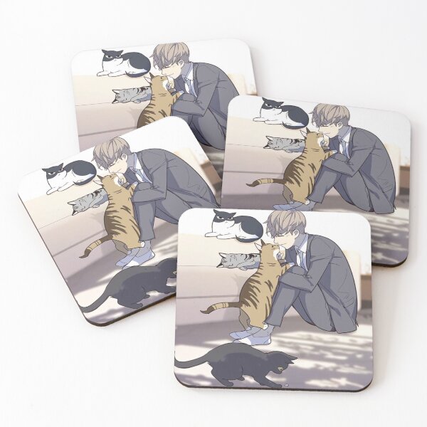 Item preview, Jiwo Seo With Cats designed and sold by Jacquelinelundy.