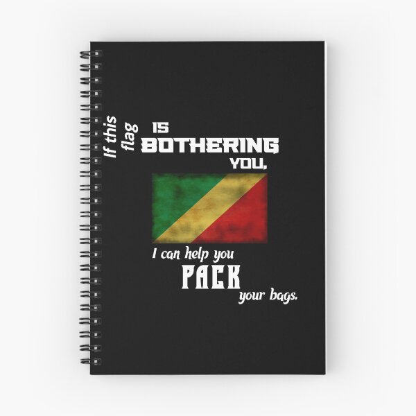 Item preview, Congolese flag - pack your bags (Republic of the Congo) designed and sold by 2Girls1Shirt.