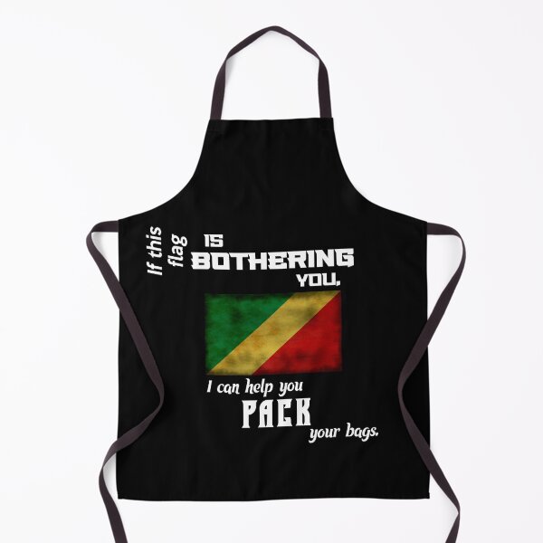 Item preview, Congolese flag - pack your bags (Republic of the Congo) designed and sold by 2Girls1Shirt.