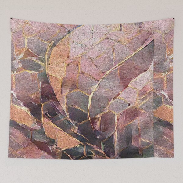 Item preview, Quartzo Pink Fire - Abstract Art  designed and sold by Hidden  Style Store.