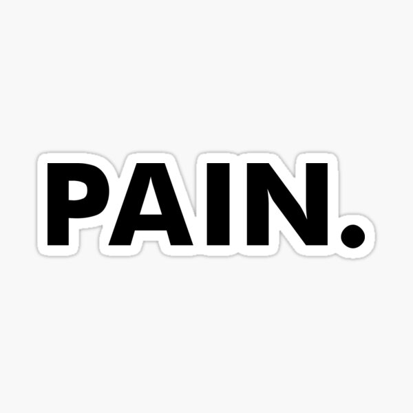 Item preview, pain. designed and sold by vibezy.