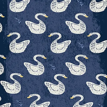 Artwork thumbnail, Swans by Ruth Hickson
