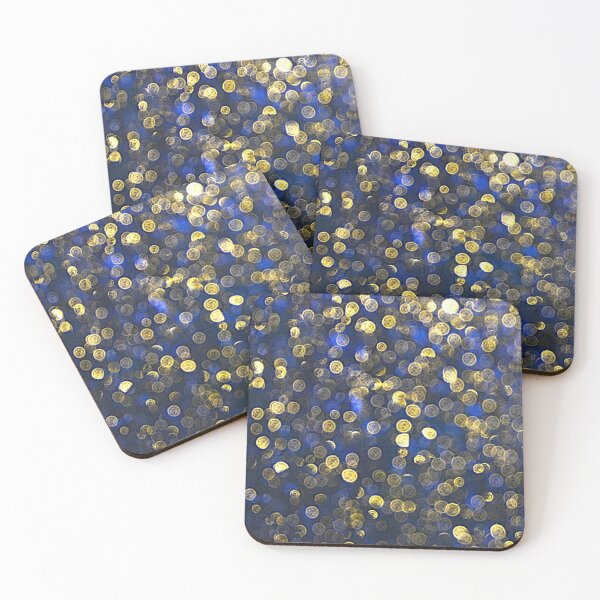 Item preview, Blue and Gold Abstract Pattern designed and sold by mrtraz.