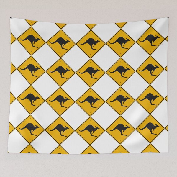 Item preview, Kangaroo is crossing the road designed and sold by Ingo Gerlach.