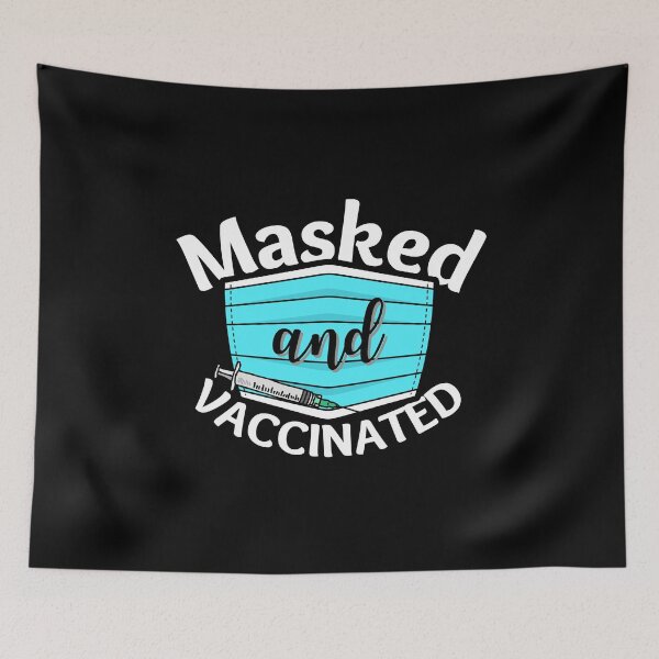 Item preview, Masked and Vaccinated #2 designed and sold by DocTeen.