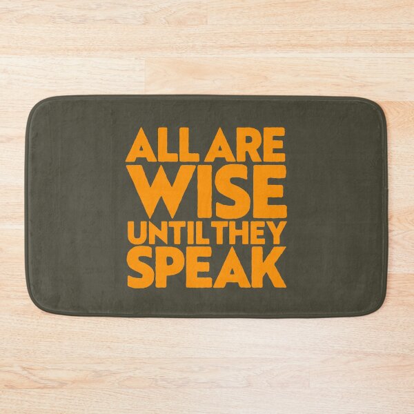 Item preview, All are wise until they speak v.1 designed and sold by x1brett.