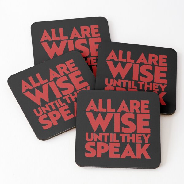 Item preview, All are wise until they speak v.2 designed and sold by x1brett.