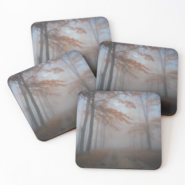 Item preview, Forest road in autumn designed and sold by viknitov.