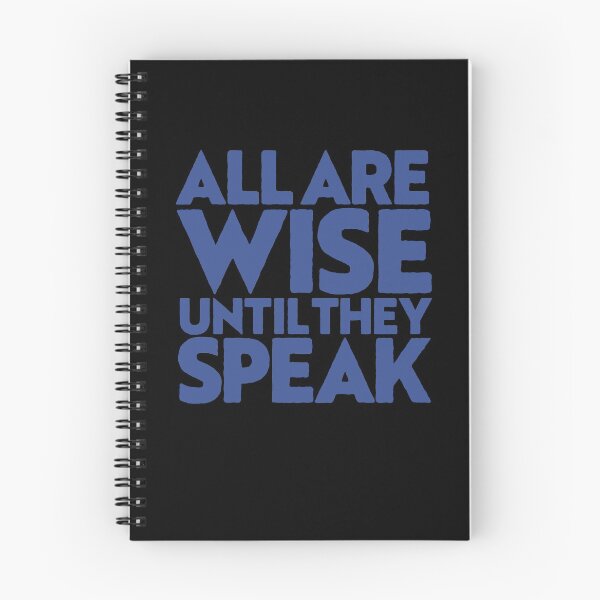 Item preview, All are wise until they speak v.3 designed and sold by x1brett.
