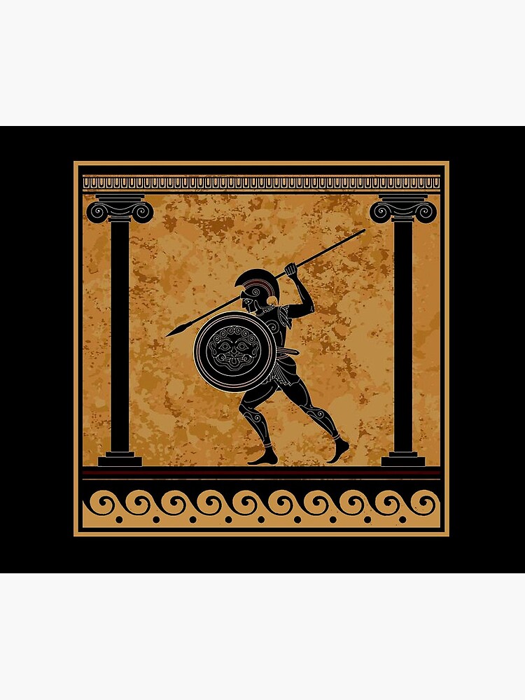 GREEK : Ancient 470 B.C. Frieze of a Soldier Print by posterbobs