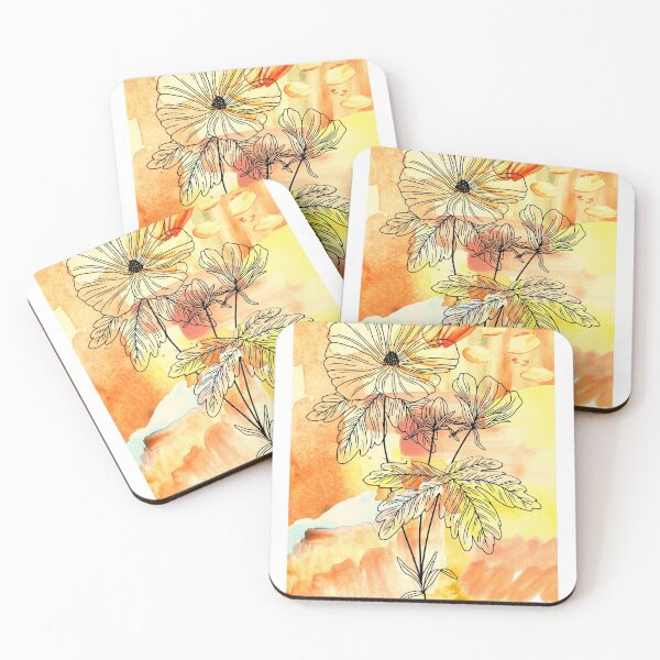 Artikelvorschau, Tropisches Weinlese-Blumenaquarell-Design # 1 entworfen und verkauft von ArtfullyKind.