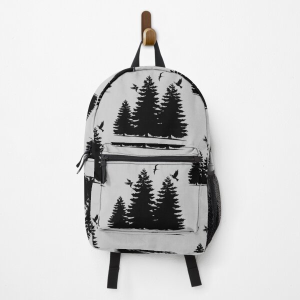 Item preview, Evergreen Pine Trees with birds outdoor Adventures designed and sold by deeloutshirts.