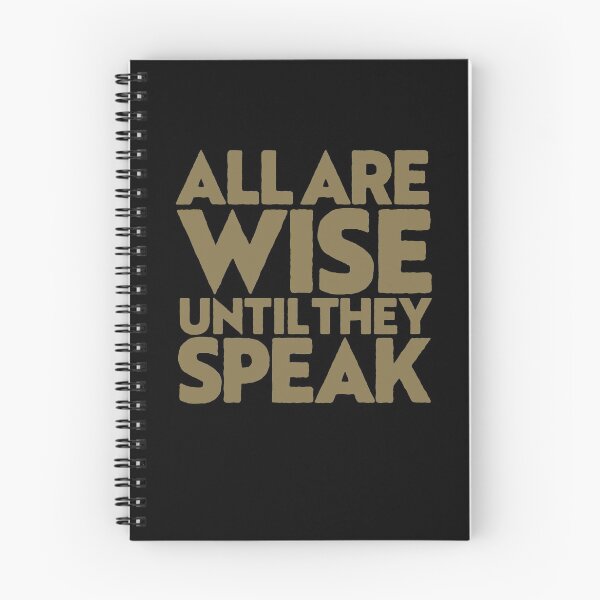 Item preview, All are wise until they speak v.4 designed and sold by x1brett.