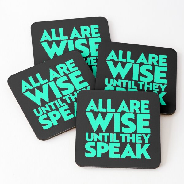 Item preview, All are wise until they speak v.6 designed and sold by x1brett.