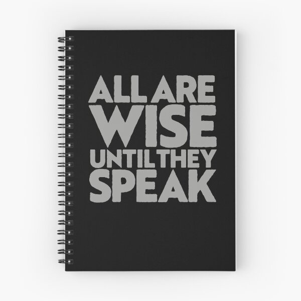Item preview, All are wise until they speak v.7 designed and sold by x1brett.