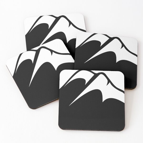 Item preview, Mountain range isolated on a white background. Black silhouette of a mountain designed and sold by Dustick.