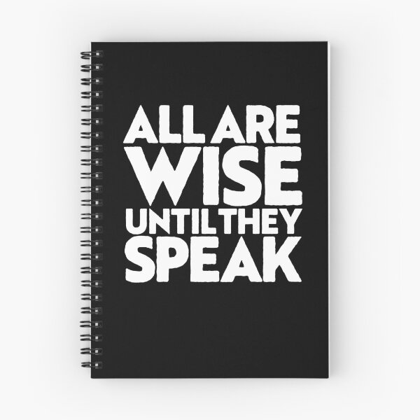 Item preview, All are wise until they speak v.8 designed and sold by x1brett.