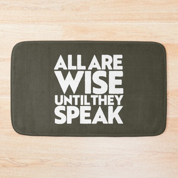 Item preview, All are wise until they speak v.8 designed and sold by x1brett.