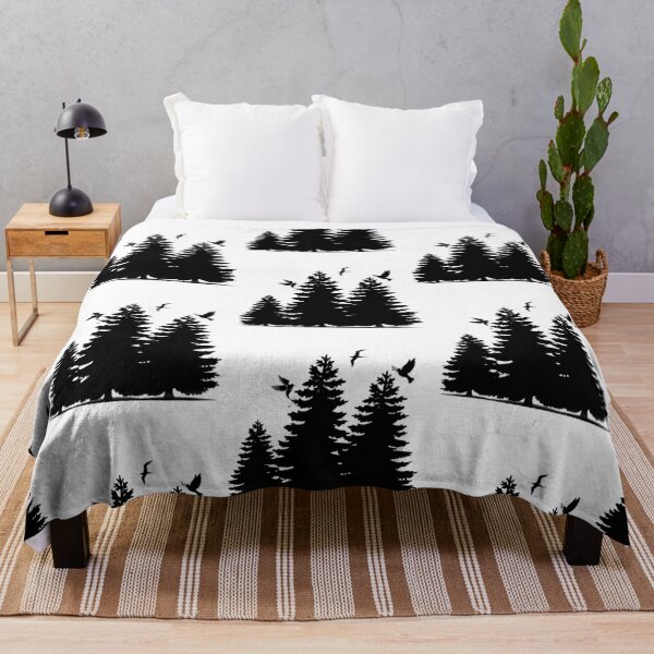 Item preview, Evergreen Pine Trees with birds outdoor Adventures designed and sold by deeloutshirts.